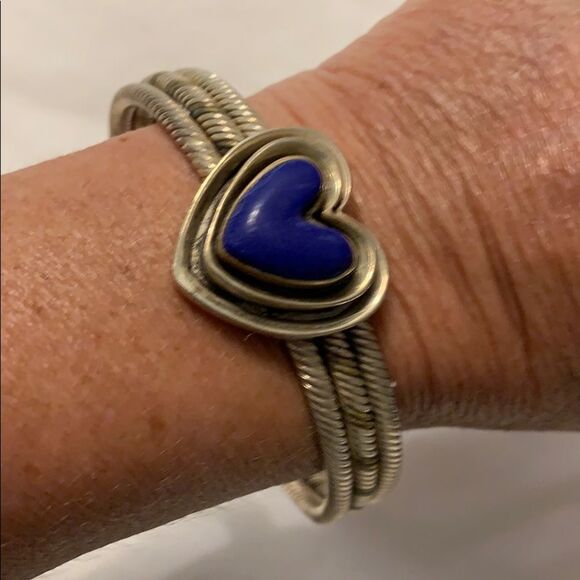 2 ❤️ heart silver bracelets. - Picture 1 of 8